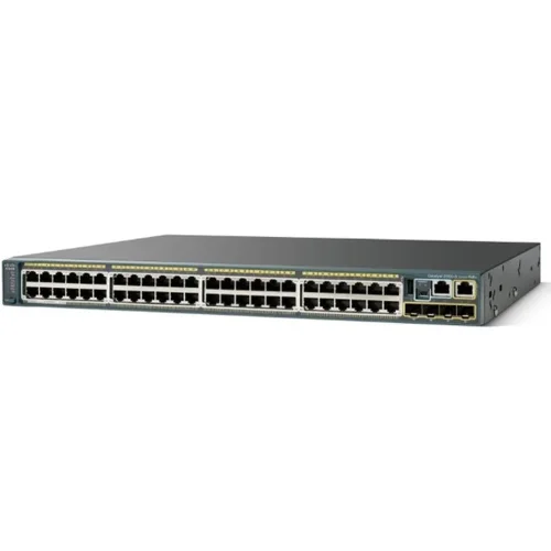 Коммутатор Cisco Catalyst WS-C2960S-48LPS-L (некондиция, не работает PoE на одном порту, отсутствует одно крепление для Stack модуля)