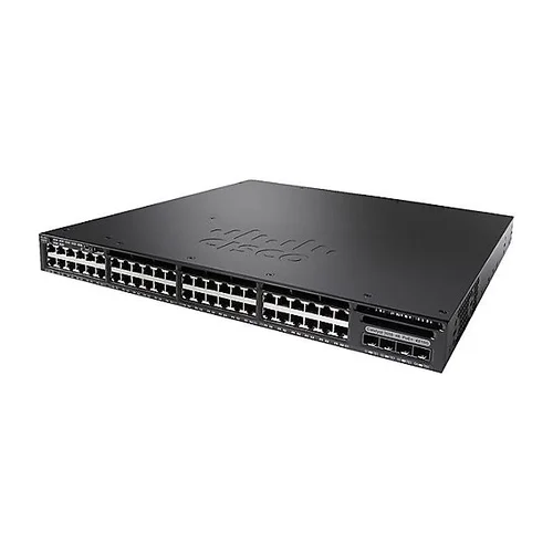 Коммутатор Cisco Catalyst WS-C3650-48FQ-S(некондиция, повреждена лицевая панель)