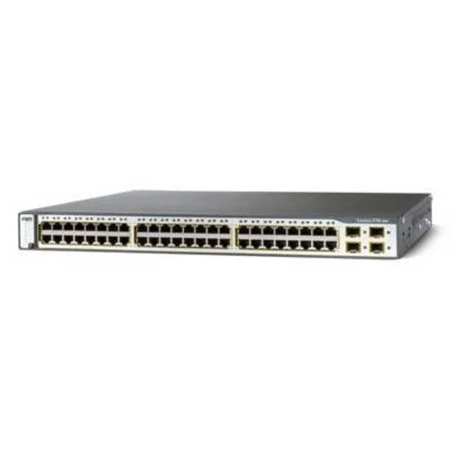 Коммутатор Cisco Catalyst WS-C3750-48PS-S (некондиция, повреждена лицевая панель)