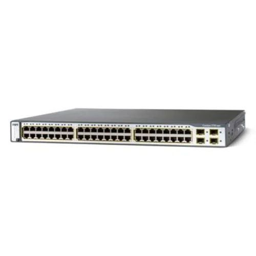 Коммутатор Cisco Catalyst WS-C3750-48PS-S (некондиция, 1 неисправный порт RJ-45)