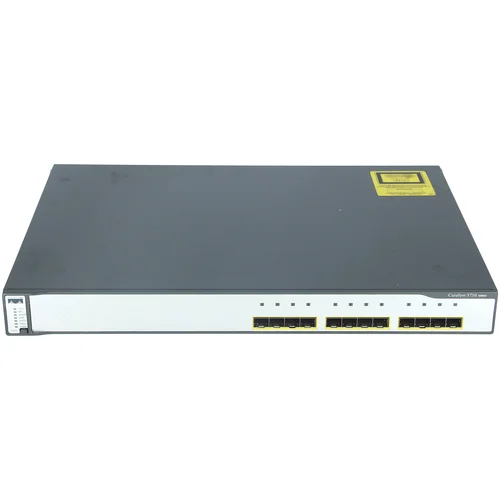 Коммутатор Cisco Catalyst WS-C3750G-12S-S (некондиция, неисправен разьем STACK1)