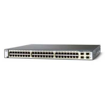 Коммутатор Cisco Catalyst WS-C3750G-48TS-S (некондиция, 1 медный порт работает на скорости 100Mb)