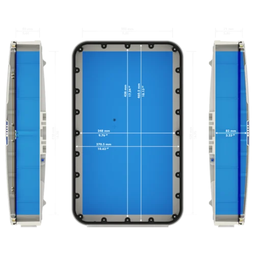 Антенна секторная WiBOX dual band, 2,4 - 2,5 ГГц и 5,1 - 5,85 ГГц, 17dBi, 90°, VV