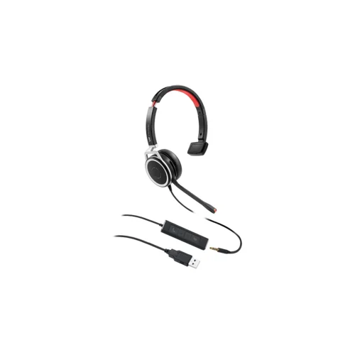 Головная гарнитура VT X208, Моно, HD звук, разъемы 3,5 мм Jack и USB