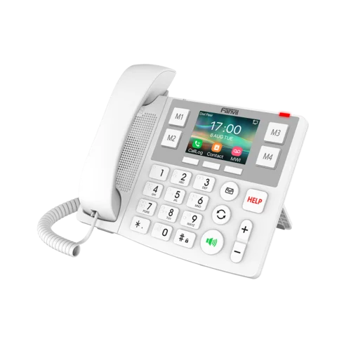 IP-телефон Fanvil X305 (белый, 2 аккаунта, цветной ЖК экран, Wi-Fi, PoE)