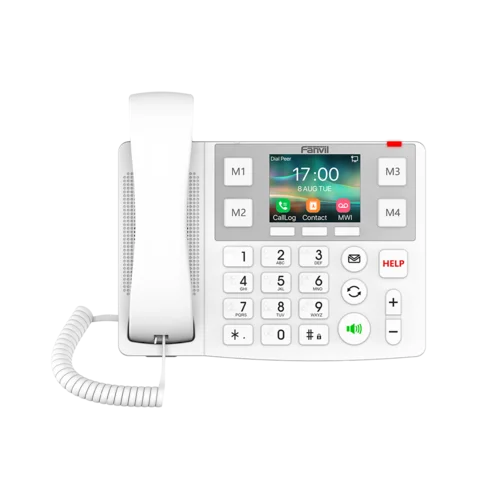 IP-телефон Fanvil X305 (белый, 2 аккаунта, цветной ЖК экран, Wi-Fi, PoE)