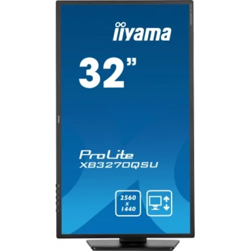 Монитор Iiyama 31.5" ProLite XB3270QSU-B1 черный IPS 16:9 HDMI M/M матовая HAS Piv 250cd 178гр/178гр