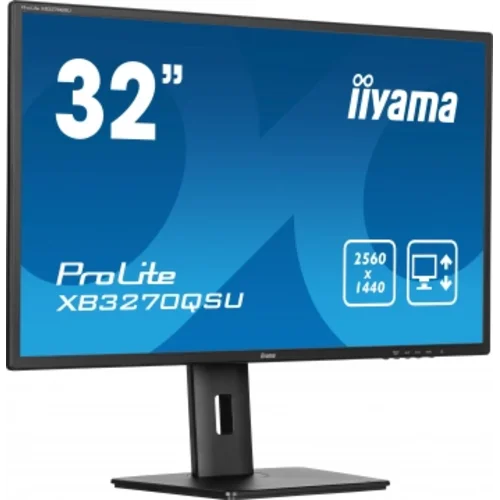Монитор Iiyama 31.5" ProLite XB3270QSU-B1 черный IPS 16:9 HDMI M/M матовая HAS Piv 250cd 178гр/178гр