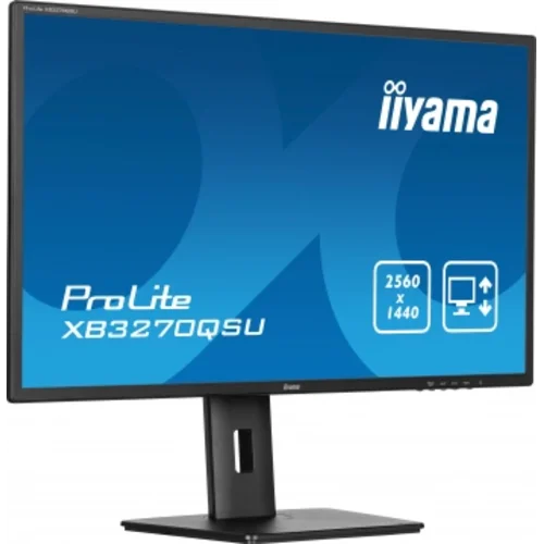 Монитор Iiyama 31.5" ProLite XB3270QSU-B1 черный IPS 16:9 HDMI M/M матовая HAS Piv 250cd 178гр/178гр