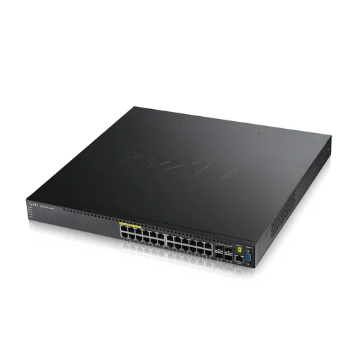 Коммутатор ZYXEL XGS3700-24HP 24 port Layer 2/3 Gigabit Datacenter Switch, PoE, 4x 10G