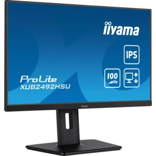Монитор Iiyama 23.8" ProLite XUB2492HSU-B6 черный IPS LED 0.4ms 16:9 HDMI M/M матовая HAS Piv 250cd