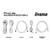 Монитор Iiyama 23.8" ProLite XUB2492HSU-W6 белый IPS LED 0.4ms 16:9 HDMI M/M матовая HAS Piv 250cd 1