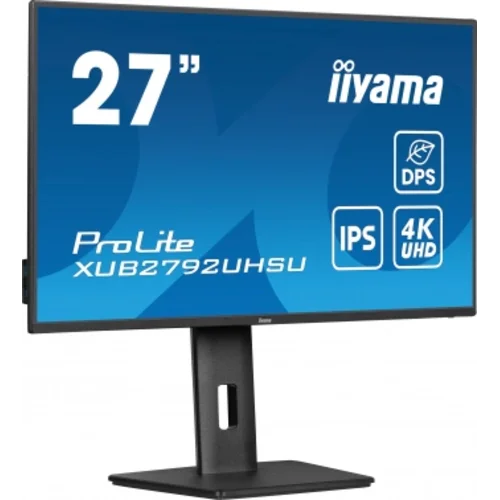 Монитор Iiyama 27" ProLite XUB2792UHSU-B6 черный IPS LED 16:9 HDMI M/M матовая HAS Piv 1300:1 350cd