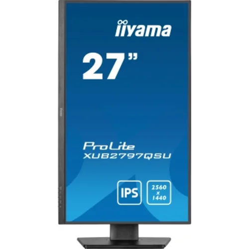Монитор Iiyama 27" ProLite XUB2797QSU-B2 черный IPS LED 1ms 16:9 HDMI M/M матовая HAS Piv 1300:1 300