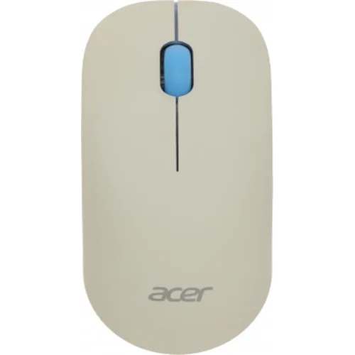 Клавиатура + мышь Acer OCC205 клав:белый/голубой мышь:белый/голубой USB беспроводная slim Multimedia