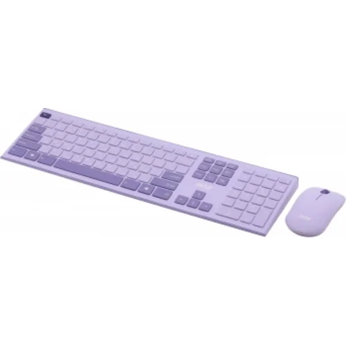 Клавиатура + мышь Acer OCC205 клав:фиолетовый мышь:фиолетовый USB беспроводная slim Multimedia