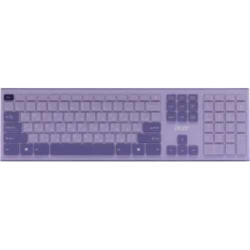 Клавиатура + мышь Acer OCC205 клав:фиолетовый мышь:фиолетовый USB беспроводная slim Multimedia