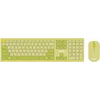 Клавиатура + мышь Acer OCC205 клав:зеленый/желтый мышь:зеленый/желтый USB беспроводная slim