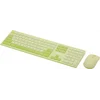 Клавиатура + мышь Acer OCC205 клав:зеленый/желтый мышь:зеленый/желтый USB беспроводная slim