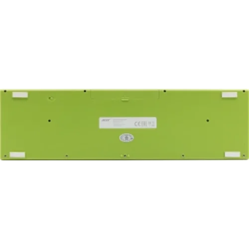 Клавиатура + мышь Acer OCC205 клав:зеленый/желтый мышь:зеленый/желтый USB беспроводная slim