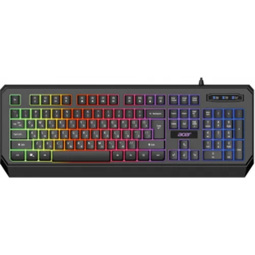 Клавиатура Acer OKW300 черный USB for gamer LED (ZL.KBDCC.019)