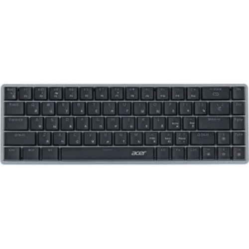 Клавиатура Acer OKW302 механическая серебристый USB for gamer LED (ZL.KBDCC.01C)