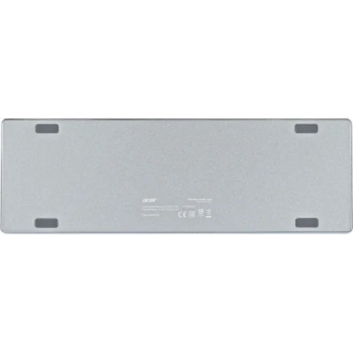 Клавиатура Acer OKW302 механическая серебристый USB for gamer LED (ZL.KBDCC.01C)