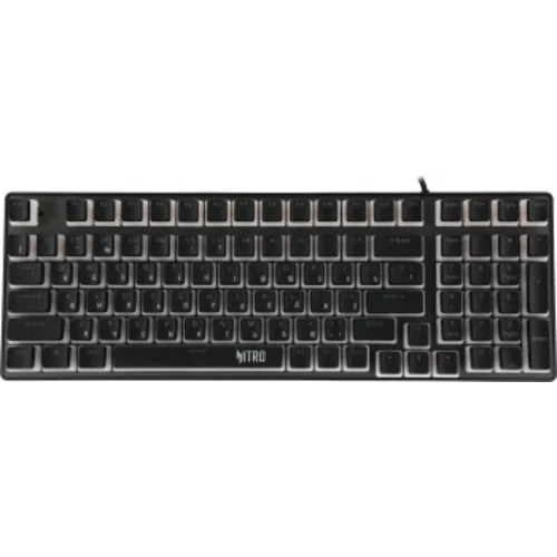 Клавиатура Acer Nitro OKW303 механическая черный/серый USB Multimedia for gamer LED (ZL.KBDCC.01D)