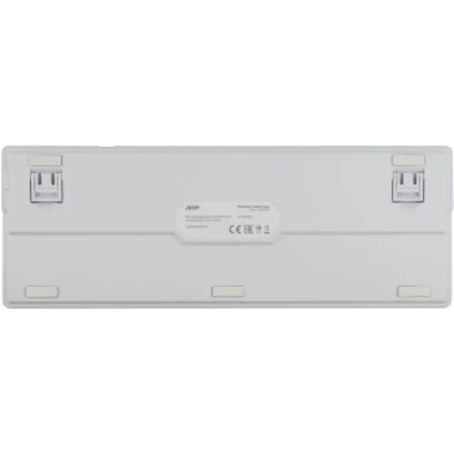 Клавиатура Acer OKW304 механическая белый USB Multimedia for gamer LED (ZL.KBDCC.01V)