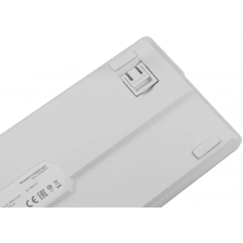 Клавиатура Acer OKW304 механическая белый USB Multimedia for gamer LED (ZL.KBDCC.01V)