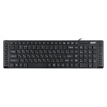 Клавиатура Acer OKW010 черный USB slim Multimedia