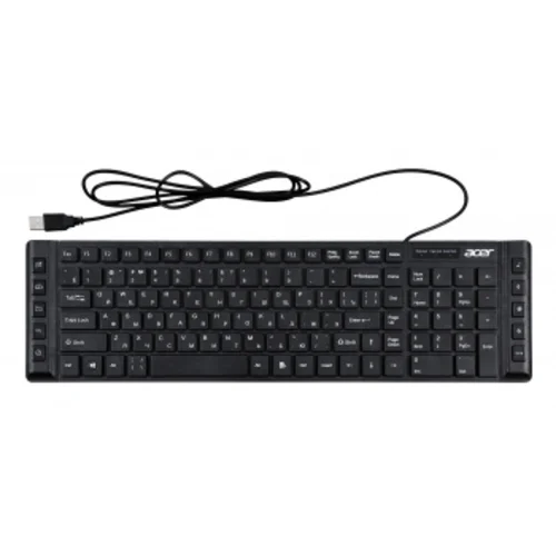 Клавиатура Acer OKW010 черный USB slim Multimedia