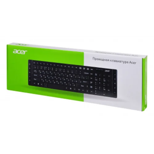Клавиатура Acer OKW010 черный USB slim Multimedia