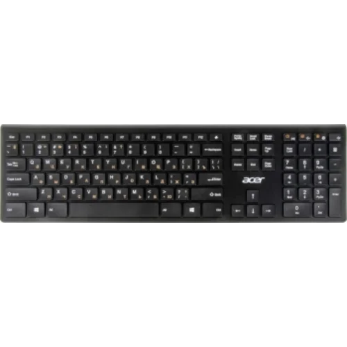 Клавиатура Acer OKR020 черный USB беспроводная slim Multimedia (ZL.KBDEE.004)