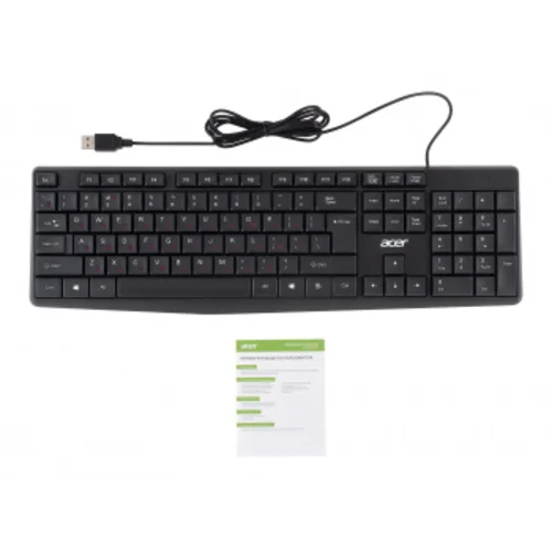 Клавиатура Acer OKW121 черный USB (ZL.KBDEE.00B)