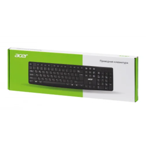 Клавиатура Acer OKW121 черный USB (ZL.KBDEE.00B)