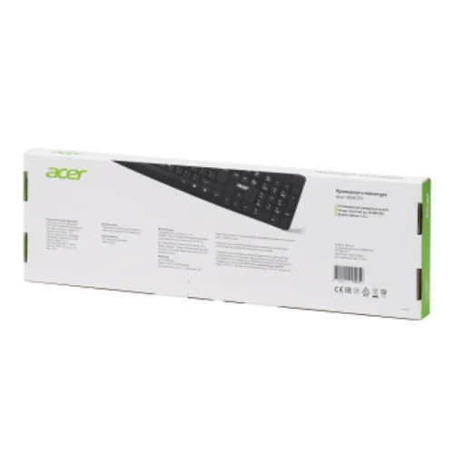 Клавиатура Acer OKW121 черный USB (ZL.KBDEE.00B)