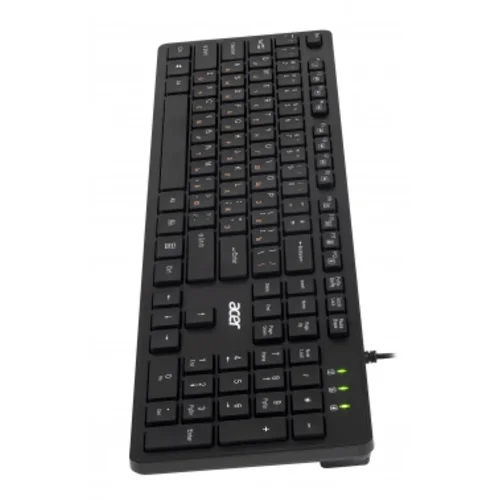 Клавиатура Acer OKW122 черный USB Multimedia (ZL.KBDEE.00C)