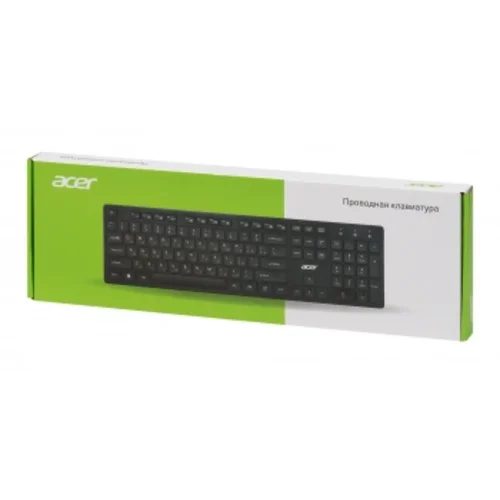 Клавиатура Acer OKW122 черный USB Multimedia (ZL.KBDEE.00C)