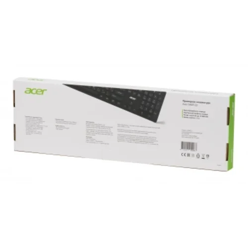 Клавиатура Acer OKW122 черный USB Multimedia (ZL.KBDEE.00C)