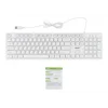 Клавиатура Acer OKW123 белый USB (ZL.KBDEE.00D)