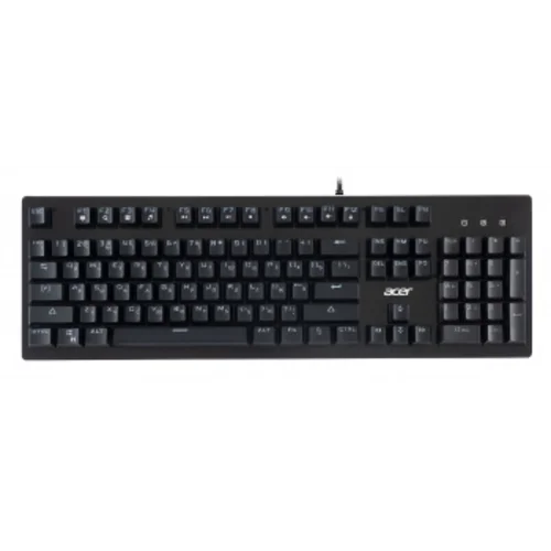 Клавиатура Acer OKW127 механическая черный USB for gamer LED (ZL.KBDEE.00H)