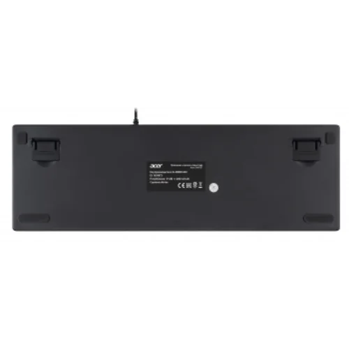 Клавиатура Acer OKW127 механическая черный USB for gamer LED (ZL.KBDEE.00H)