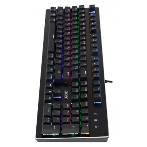 Клавиатура Acer OKW127 механическая черный USB for gamer LED (ZL.KBDEE.00H)