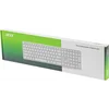 Клавиатура Acer OKR301 белый/серебристый USB беспроводная BT/Radio slim Multimedia (ZL.KBDEE.015)