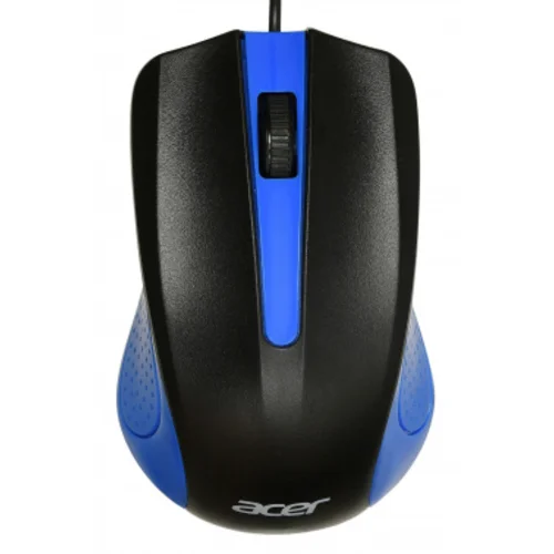 Мышь Acer OMW011 черный/синий оптическая (1200dpi) USB (3but)