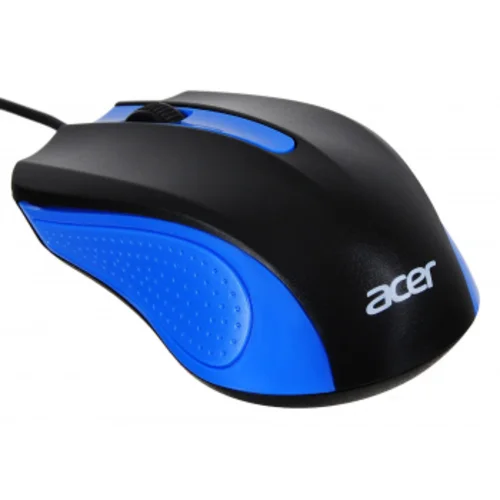 Мышь Acer OMW011 черный/синий оптическая (1200dpi) USB (3but)