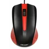 Мышь Acer OMW012 черный/красный оптическая (1200dpi) USB (3but)
