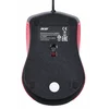 Мышь Acer OMW012 черный/красный оптическая (1200dpi) USB (3but)