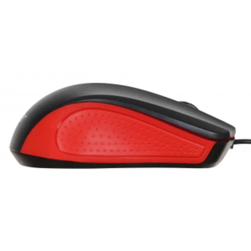 Мышь Acer OMW012 черный/красный оптическая (1200dpi) USB (3but)